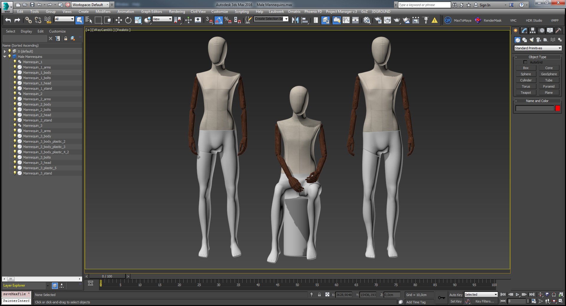 Male Mannequins 3D Model - TurboSquid 1962024
