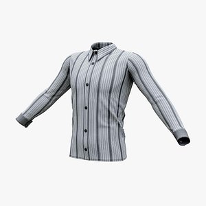 3D Mens Formal Shirt model