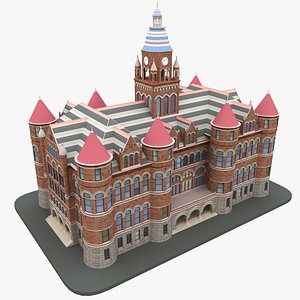3D Dallas County Courthouse 3d Model