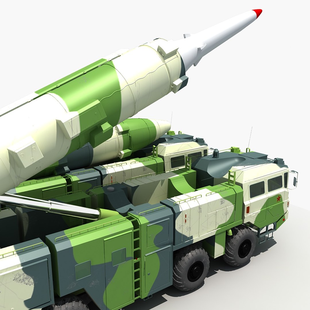 3D Model China Df-21c Ballistic Missile - TurboSquid 1421289