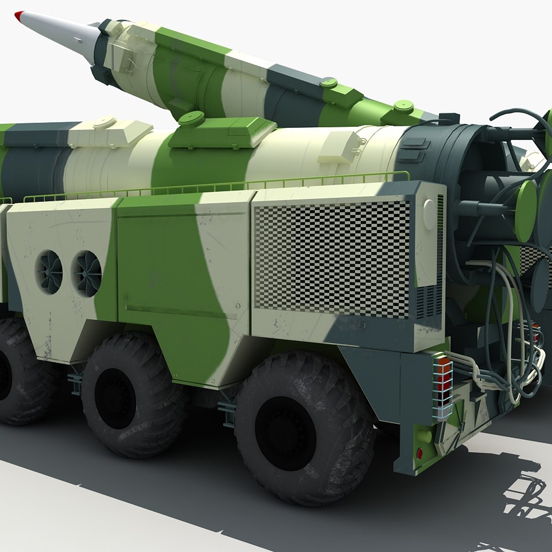 3D Model China Df-21c Ballistic Missile - TurboSquid 1421289