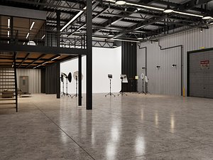Hangar Photography Studio Scene 5 3D model
