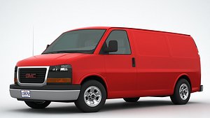 3D GMC Savana Van model
