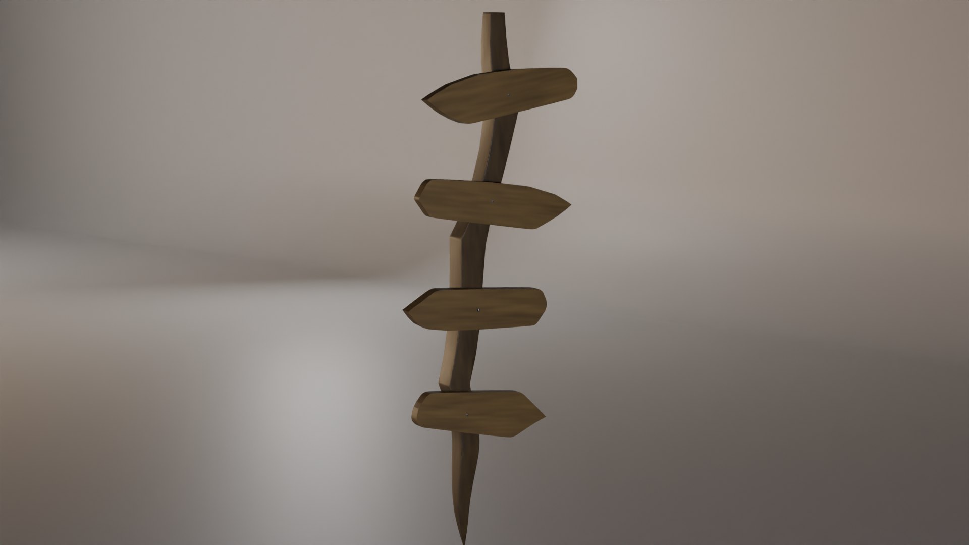 Signpost 3D - TurboSquid 2082923