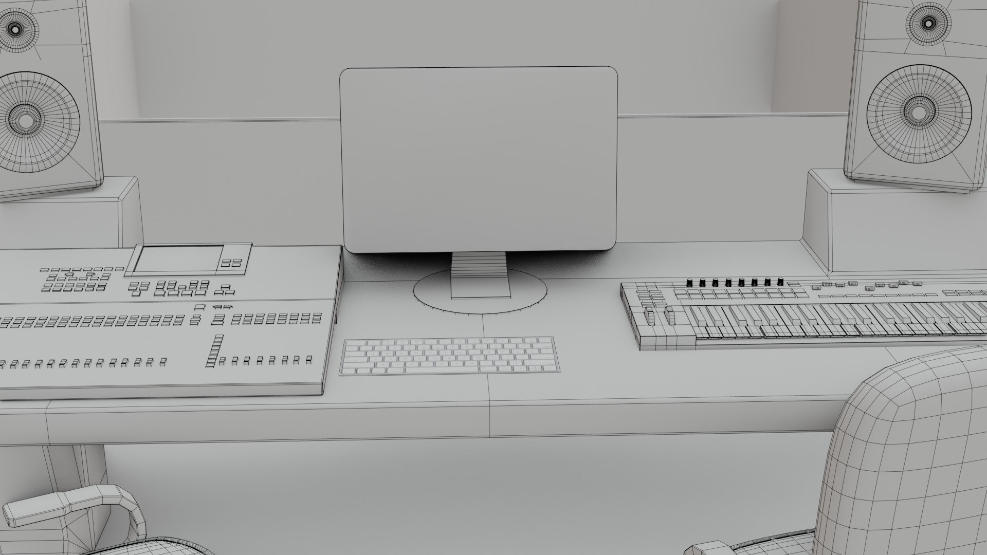 3D Recording Studio - Low Poly - Game Ready - PBR - TurboSquid 1862170
