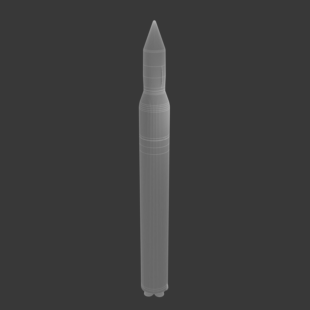 3D ur-100n missile avangard - TurboSquid 1400881