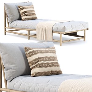 3D Rock the Kasbah chaise lounge model