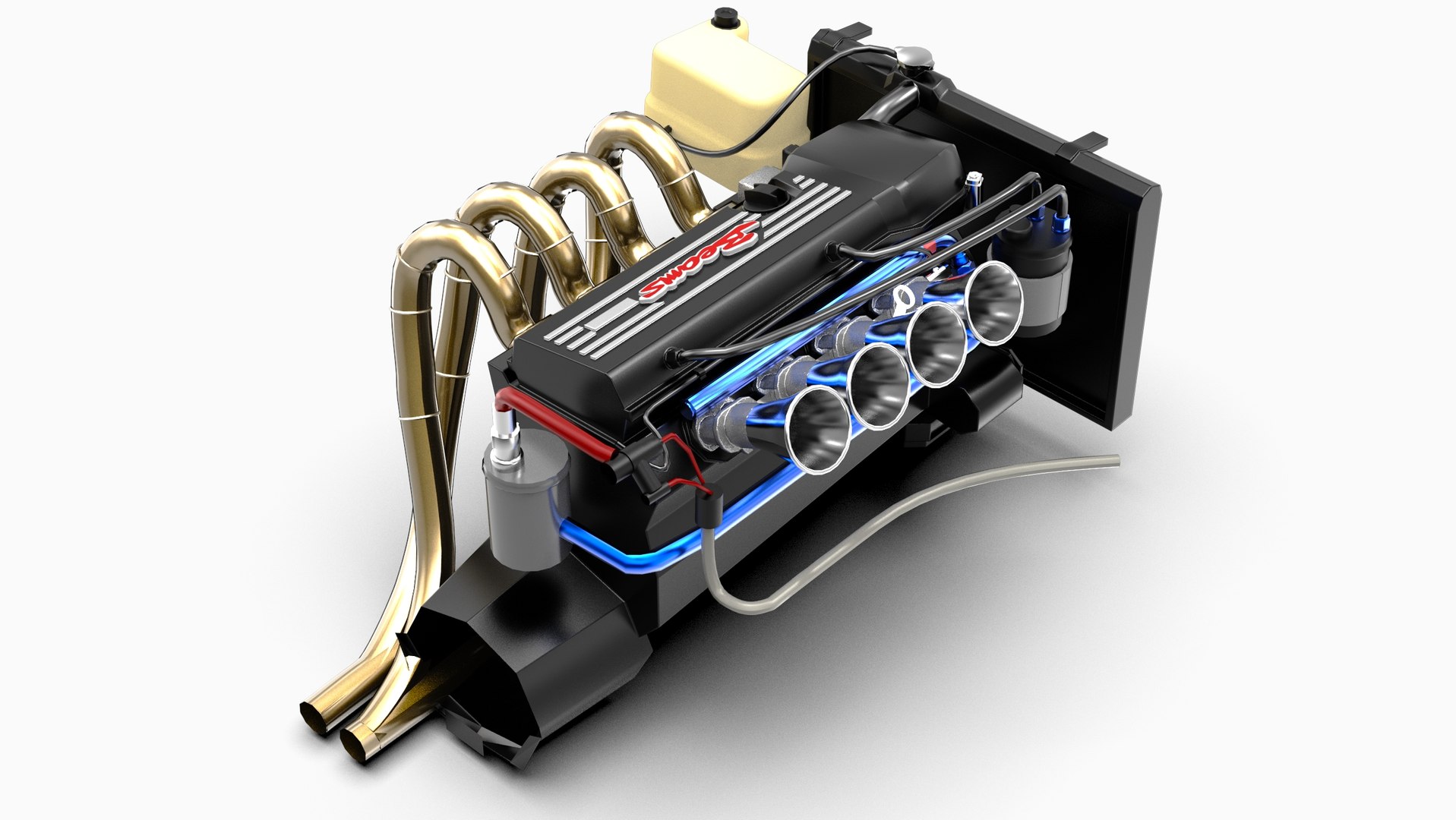 3D 3SGE Beams Toyota Engine Model - TurboSquid 2337080