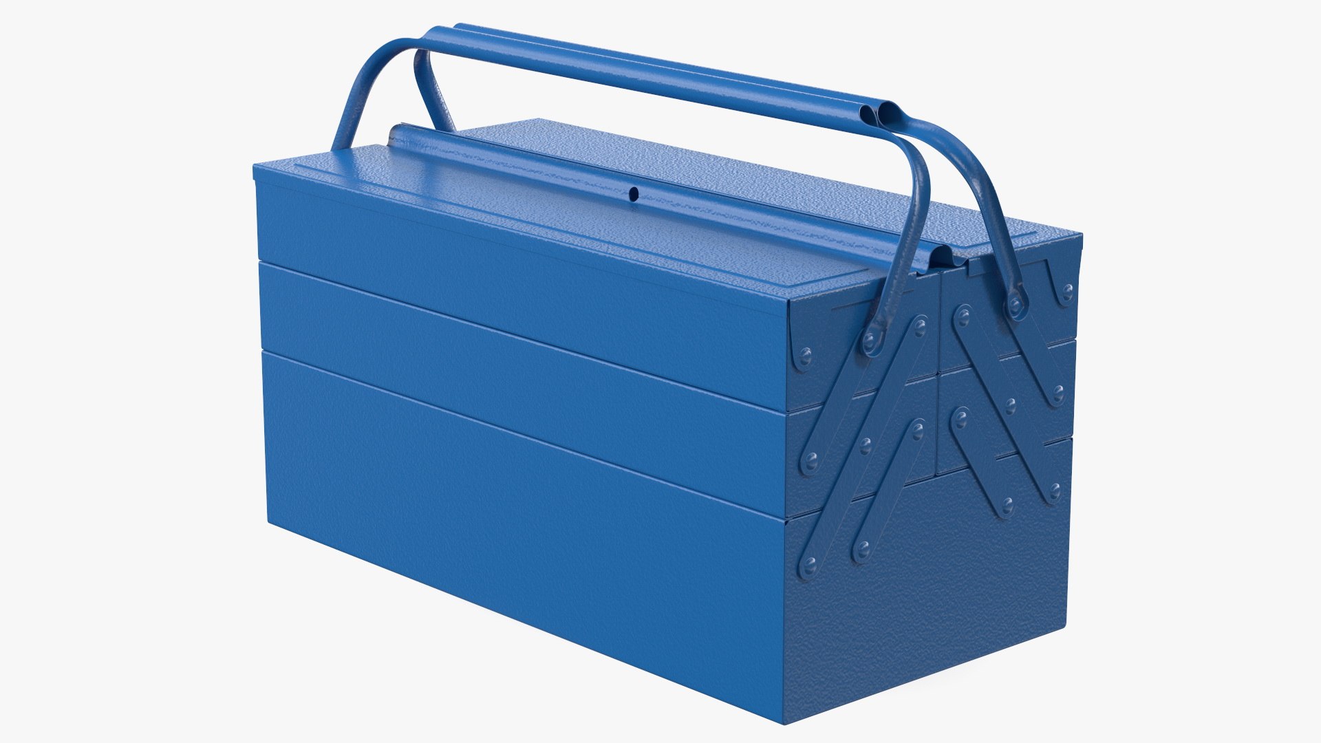 3D Steel Toolbox 5 Compartments - TurboSquid 1699079