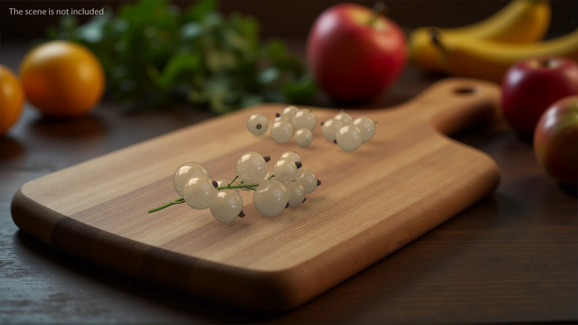 White Currant Berries Branch Model - TurboSquid 2295921