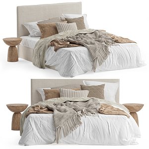3D Blake Upholstered Storage Bed