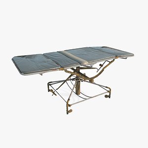 Old style emergency table and operating table