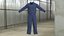 3D Blue Prison Overalls