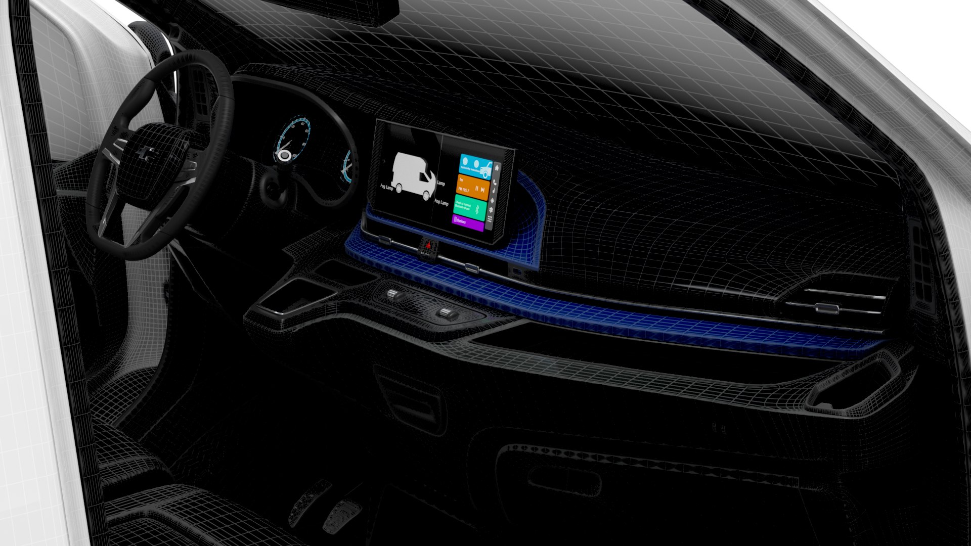 3D Chevrolet Express Max L2H2 HQ Interior 2025 Model - TurboSquid 2294256