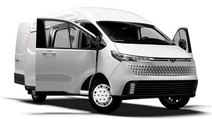 3D Chevrolet Express Max L2H2 HQ Interior 2025 model