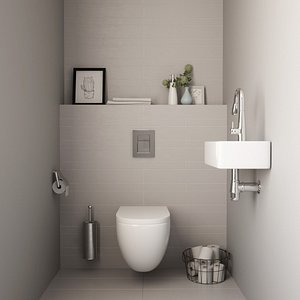 toilet plant 3D model