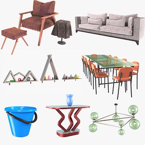3D household goods table