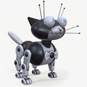 cat robot 3D model