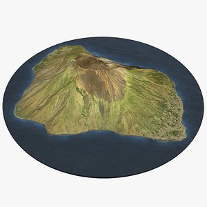 Stromboli Island Volcano 3D model