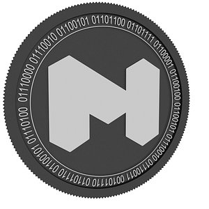 3D matic network black coin model