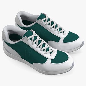 3D model Casual Athletic Sneakers Fur