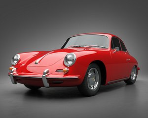 3D model 1965 Porsche 356SC