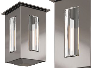 Corrugated Glass Flush Mount model