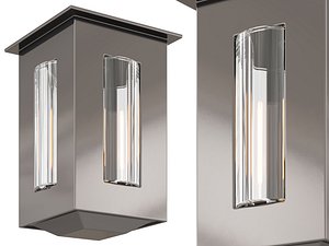 Corrugated Glass Flush Mount