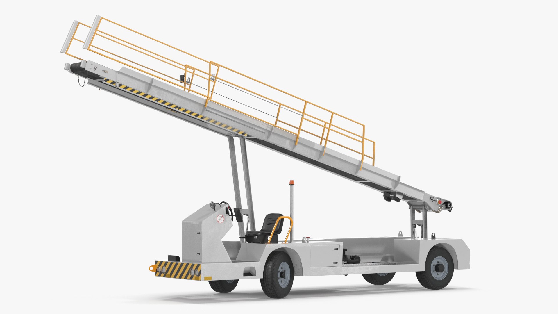 Aircraft Baggage Loading System TLD Rigged 3D model preview