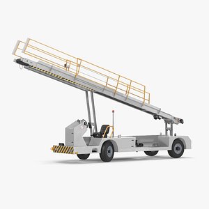 3D Aircraft Baggage Loading System TLD Rigged