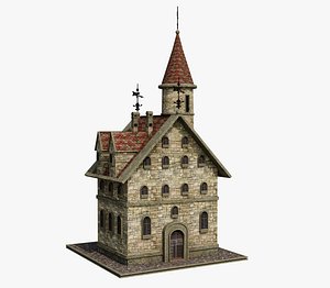 Free Old Building 3D model