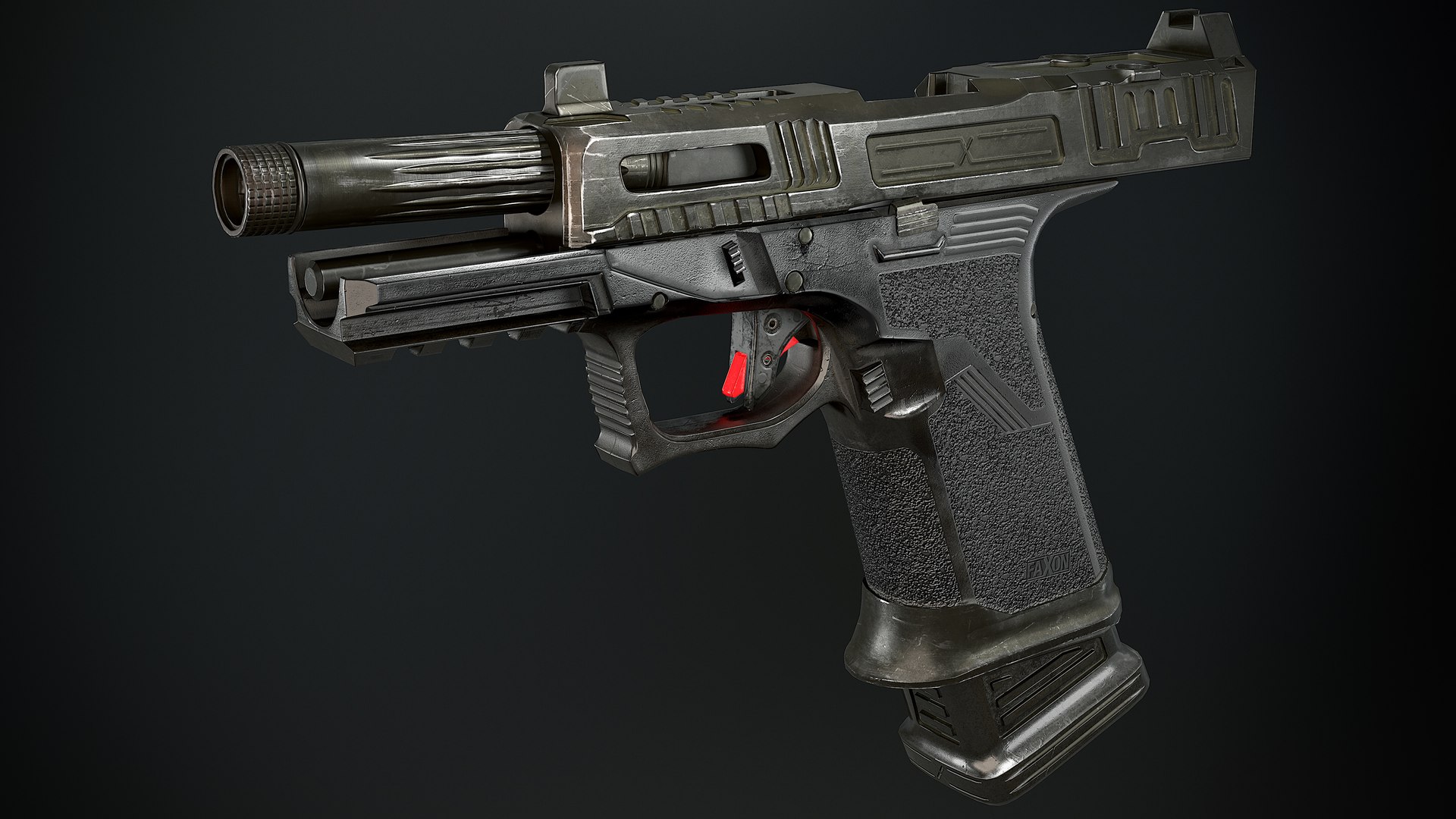 3D Faxon Fx-19 Hellfire - TurboSquid 1579726