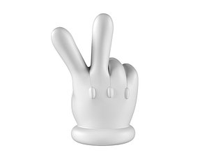 3D Mario Hand - Victory