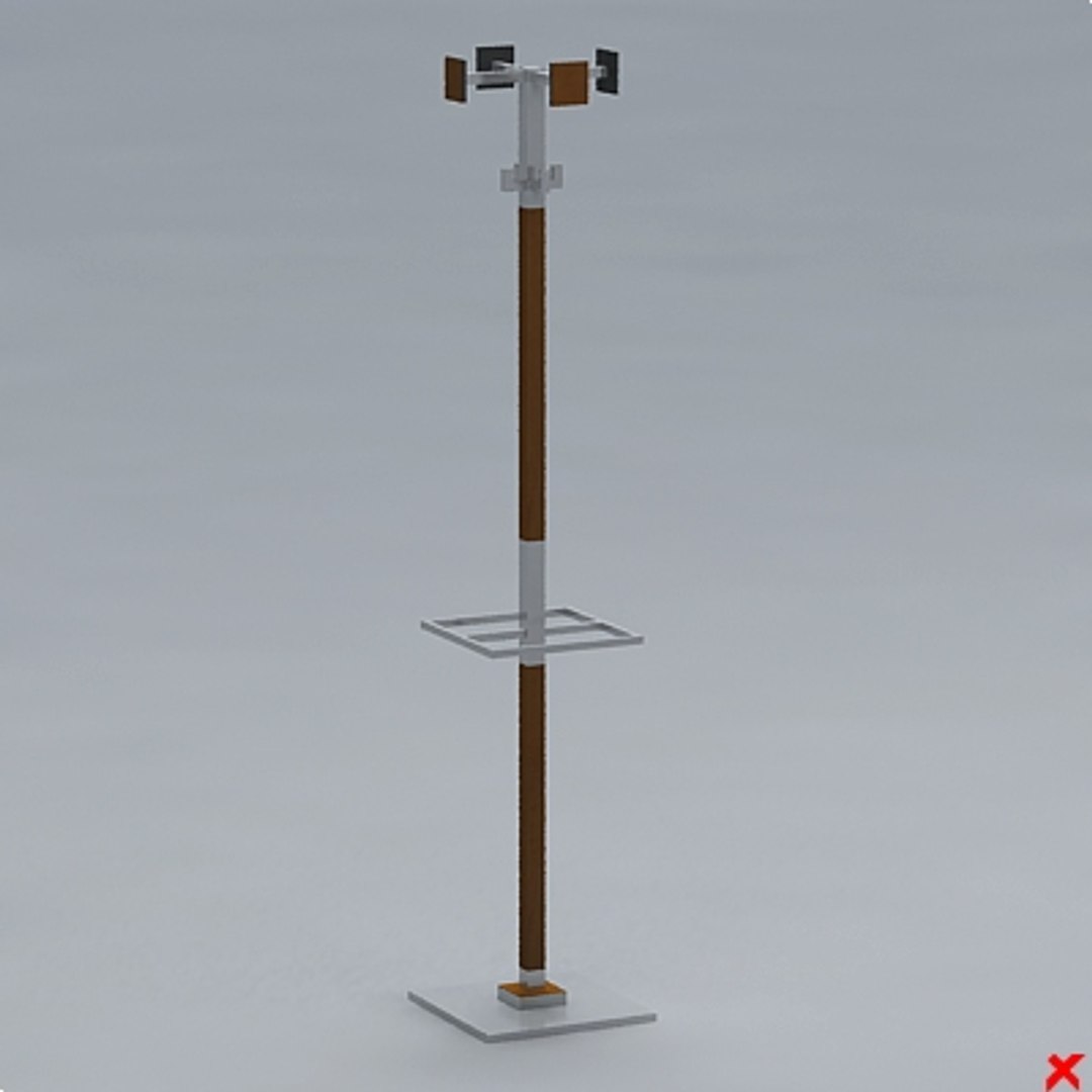 Free Coat Rack 3d Model