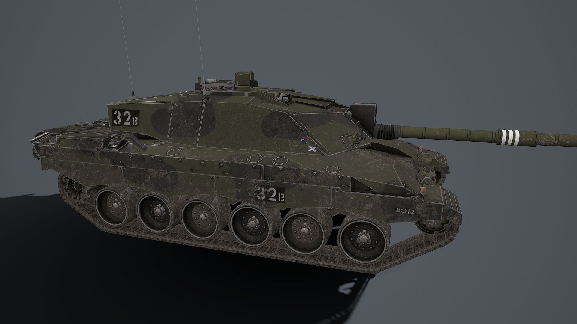 3D Challenger 2 Model - TurboSquid 1430319