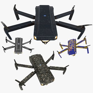 3D FPV Drone - Game Ready Asset