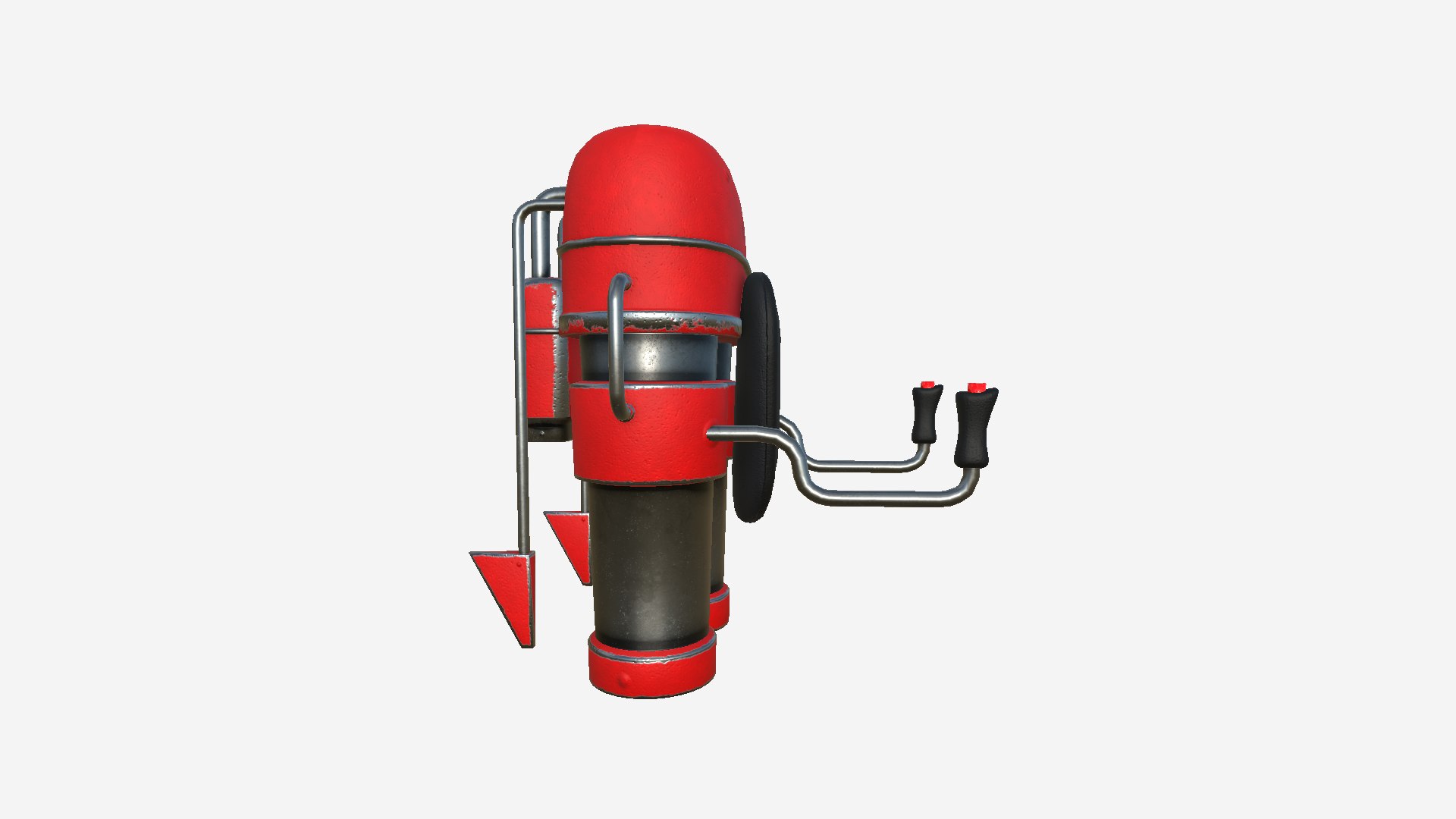 Jetpack C01 Red - SciFi Character Design Model - TurboSquid 1888389