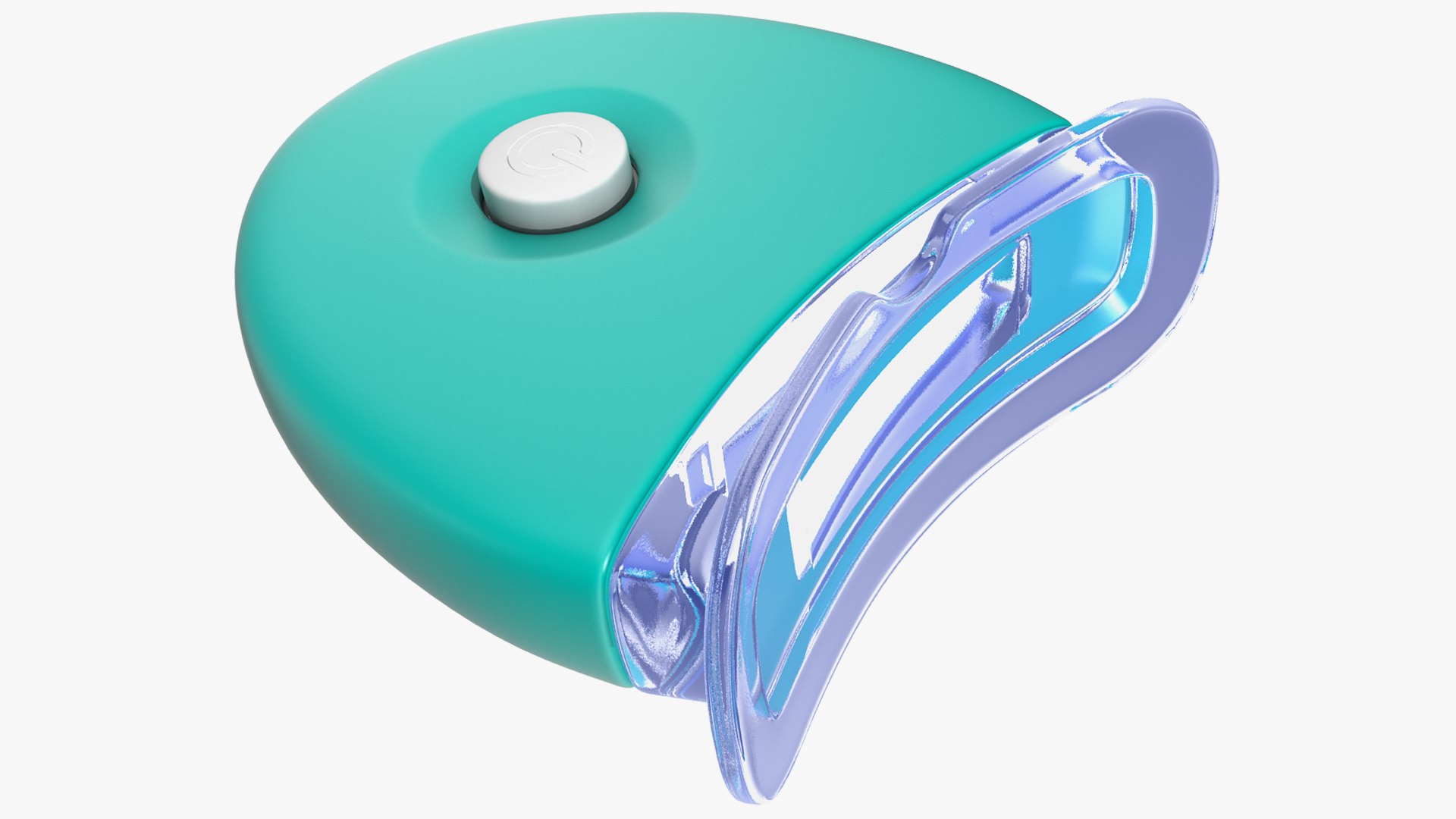 Household LED Teeth Whitening Lamp ON 3D model preview