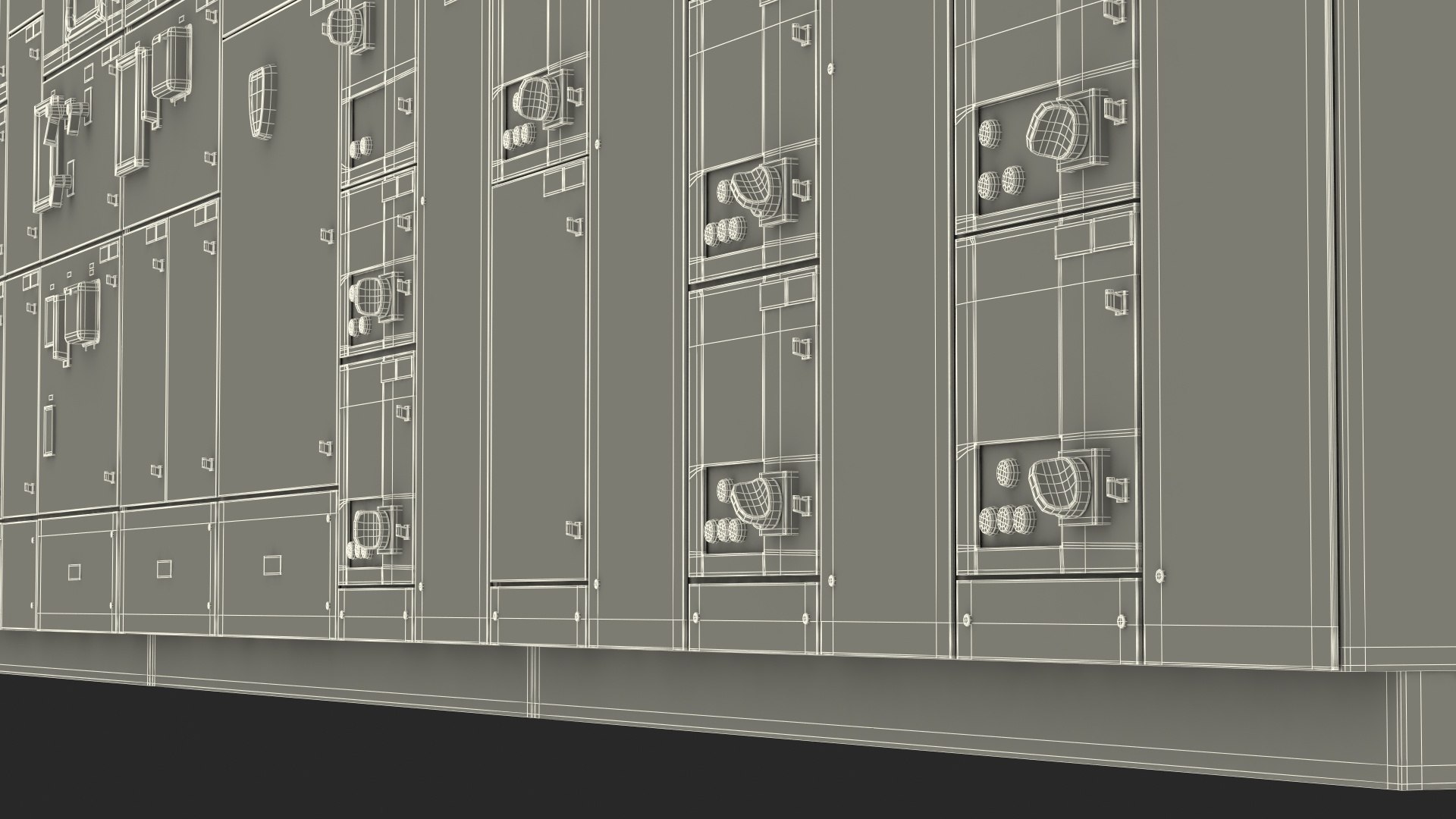 3D Electrical Panel Board Model - TurboSquid 1974329
