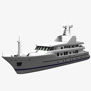 orleans yacht medium 3D model