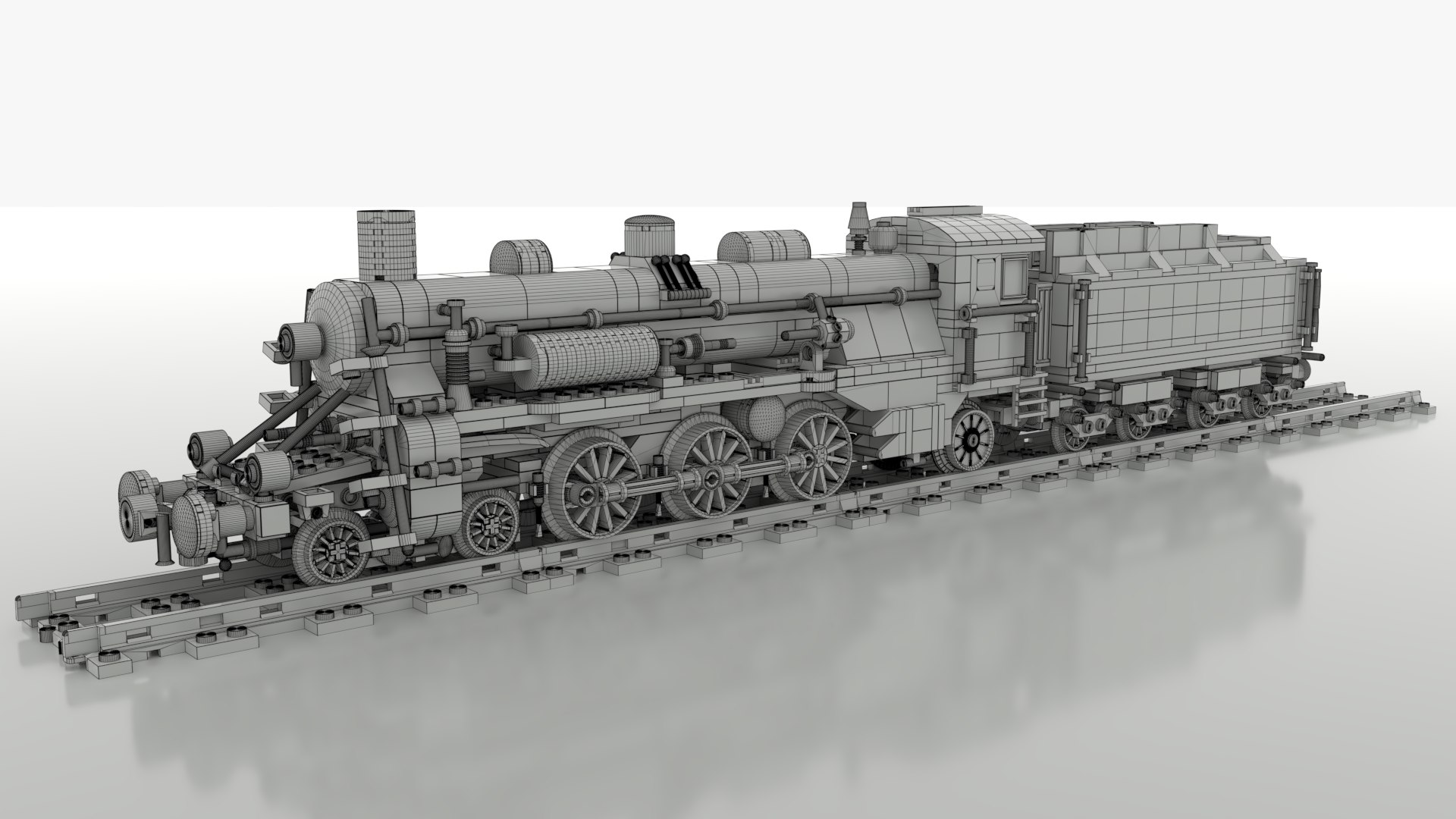 Steam Locomotive - Bavarian 3D - TurboSquid 1707834
