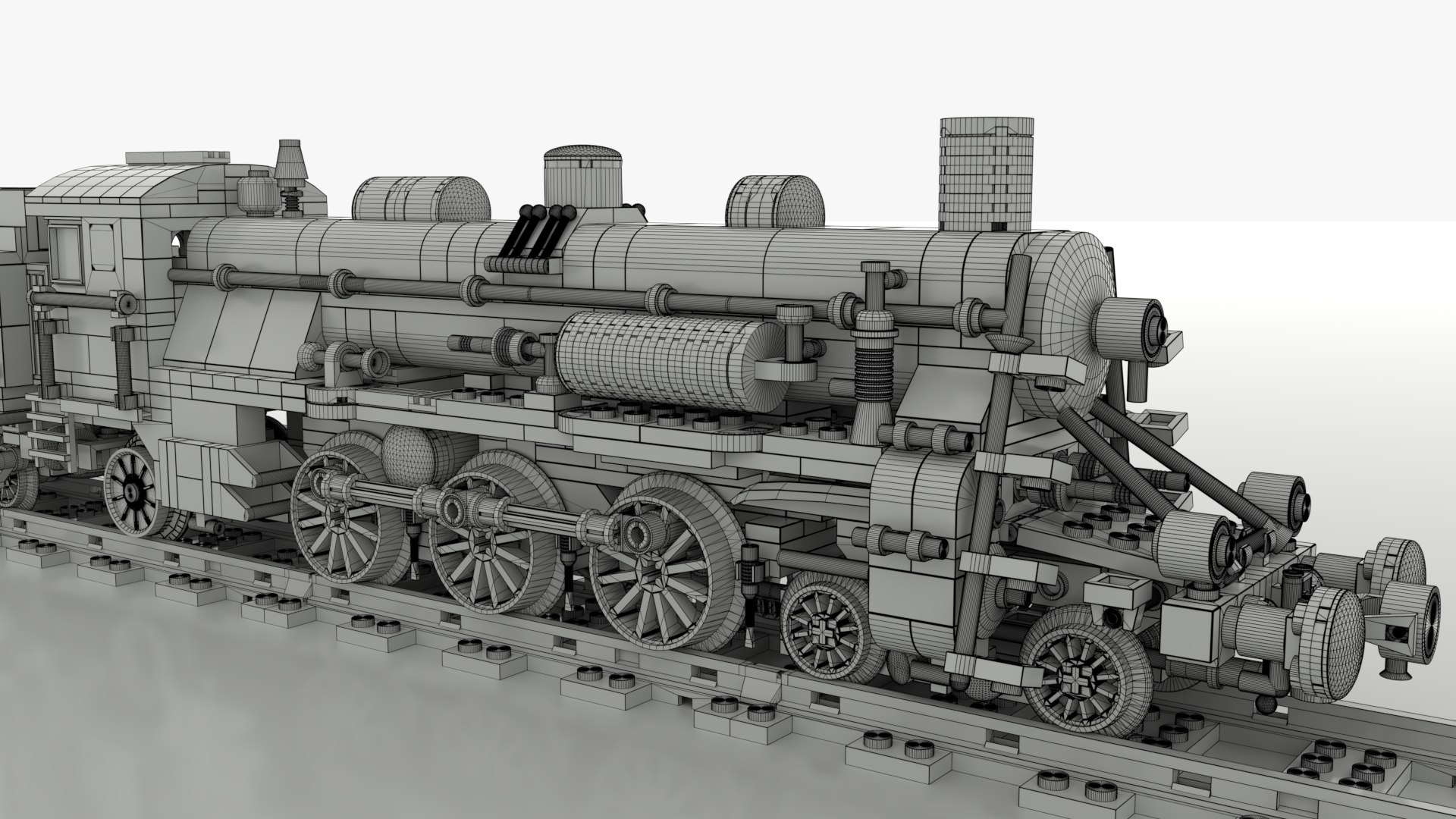Steam Locomotive - Bavarian 3D - TurboSquid 1707834