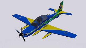 a-29a super tucano 3D model