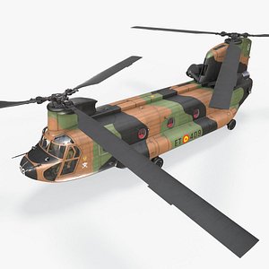 CH-47D Chinook Spanish Army Complex Animation --20--