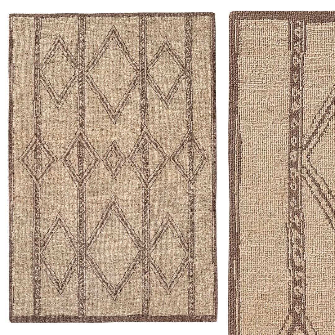DALAL JUTE RUG 3D Model - TurboSquid 2201475