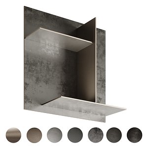 3D FRAME RIVET 2022 SIDE SHELF model