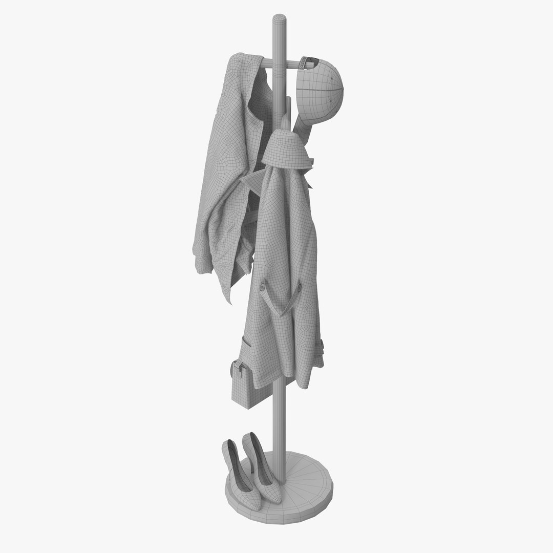 3D COAT RACK Feifei Floor - TurboSquid 2002113