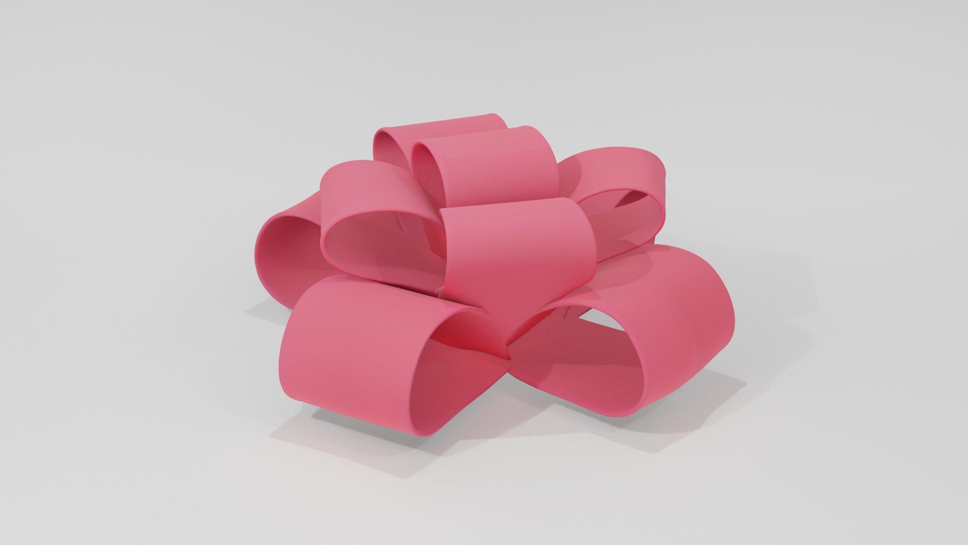 3D модель 3D-модель подарочной коробки, низкополигональная упаковка ...