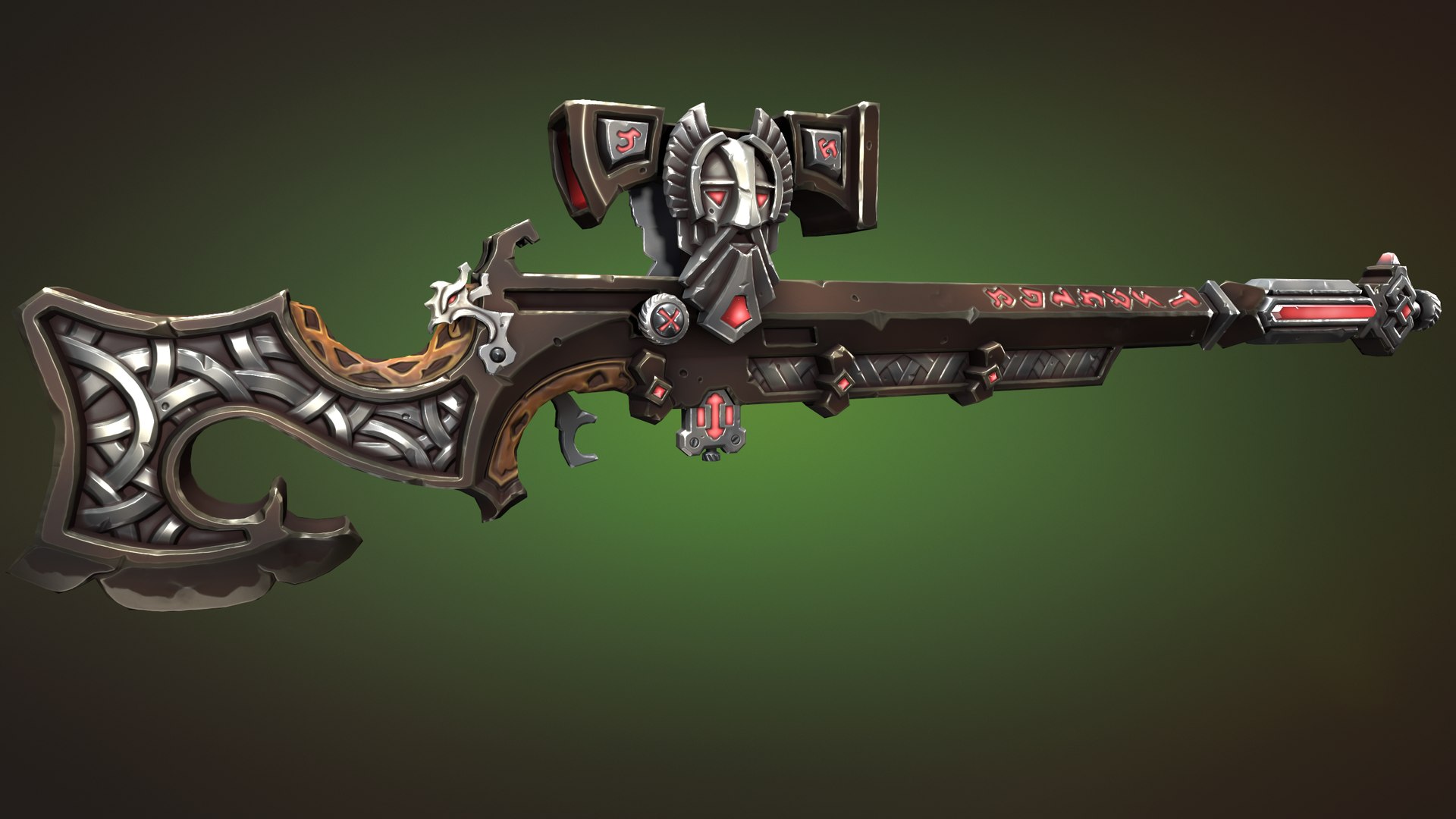 3D Model Dwarf Rifle - TurboSquid 2159353