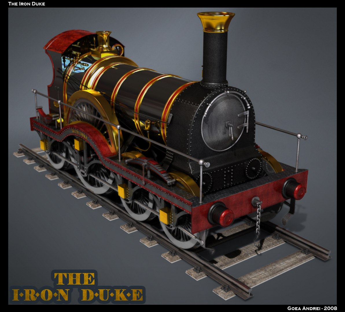 3d model of iron duke